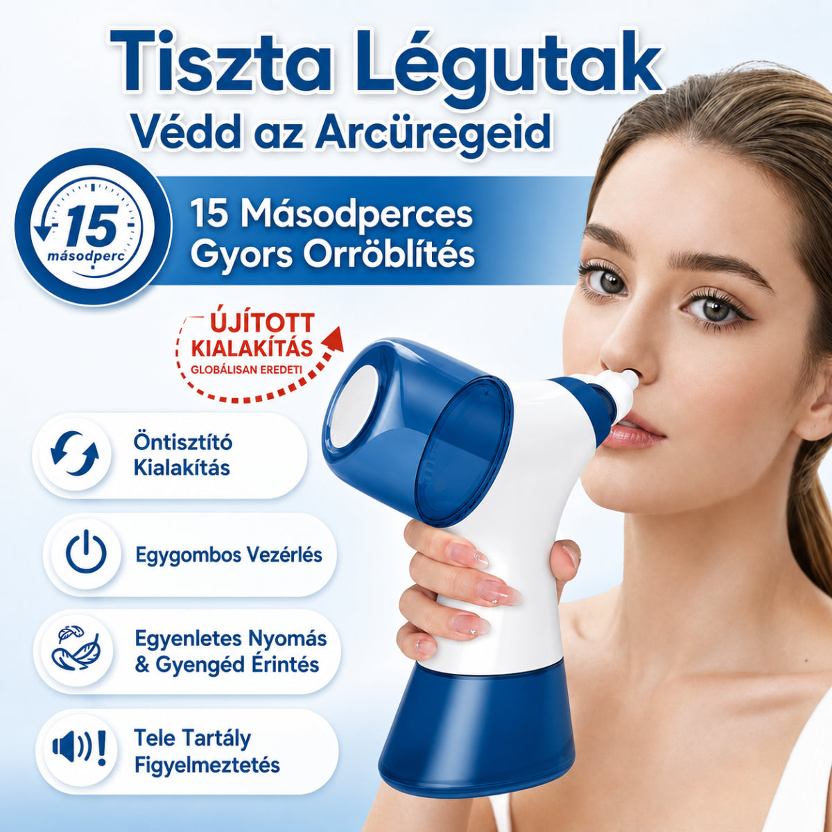 Kettős Hatású Orrtisztító NUVAI