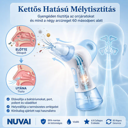 Kettős Hatású Orrtisztító NUVAI